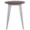 Flash Furniture Round Silver Metal Indoor Table with Wal CH-51080-29M1-SIL-GG - alternate 6